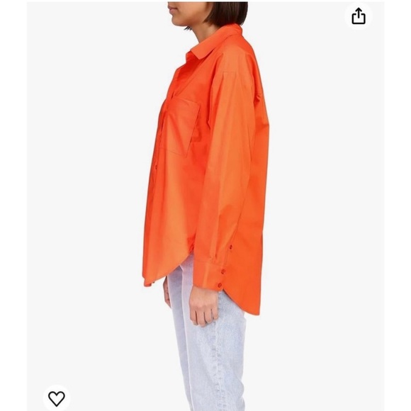 NWT Sanctuary Blouse back slit button down tunic - Picture 4 of 6